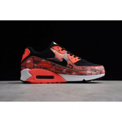 Nike Air Max 90 Print Siyah Koşu Ayakkabısı Türkiye - O0KMVFXT